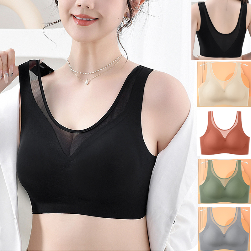 Mastectomy Bra Pocket - 1 Stück Damen-BH, spurlos, atmungsaktiv, ohne