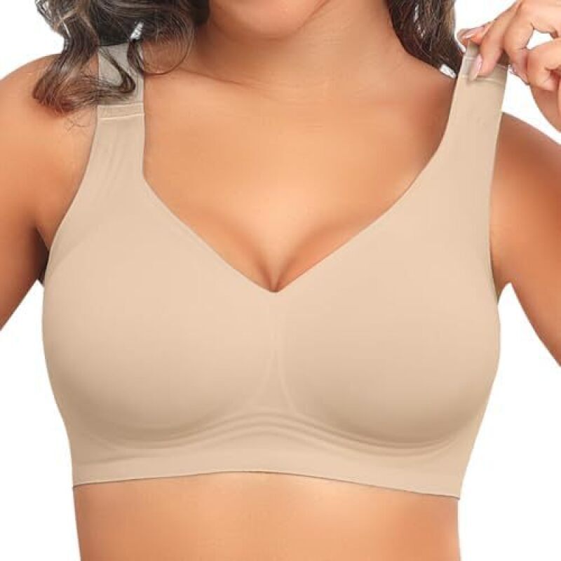 Mastectomy Bra Pocket - Nahtloser, kabelloser Push-up-BH für Damen, volle