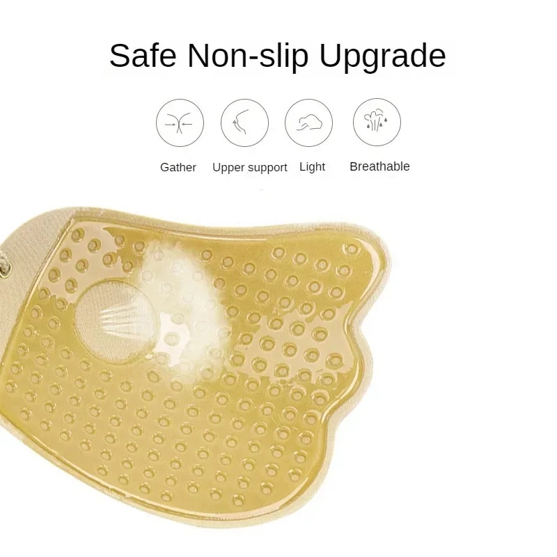Unsichtbarer trägerloser Klebe – Push Up Bra Silicone Bewertung und Preis
