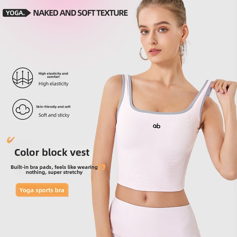 Damen Sommer Geripptes Yoga-Ta – Minimizer Bra Women Bewertung und Preis
