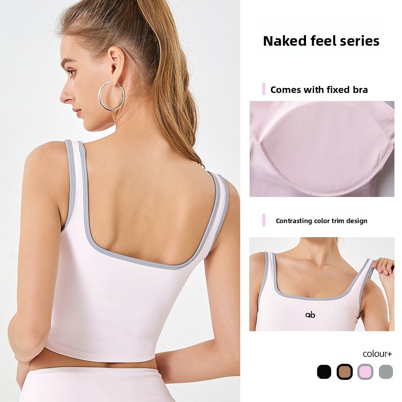 Damen Sommer Geripptes Yoga-Ta – Minimizer Bra Women Bewertung und Preis