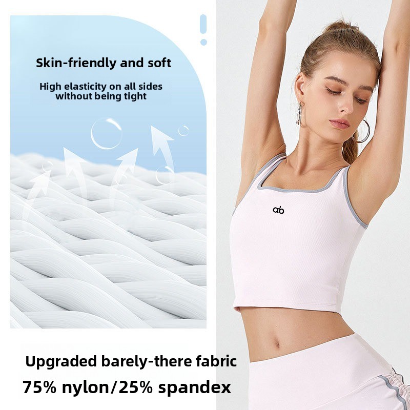 Damen Sommer Geripptes Yoga-Ta – Minimizer Bra Women Bewertung und Preis